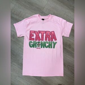 Soft Pink Christmas Tee | “Extra Moody” Holiday T-Shirt | Gildan Unisex Graphic